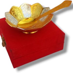 GERMAN SILVER BOWL WITH VALVET BOX